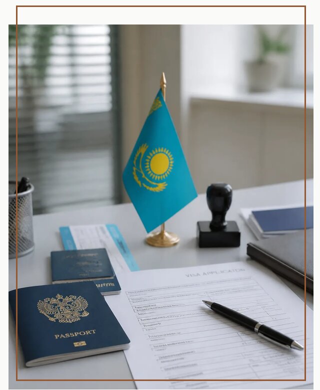 Оформление визы в Казахстан для поездки и работы в Костроме
