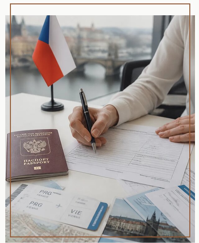 Оформление визы в Чехию под ключ для поездки в Костроме